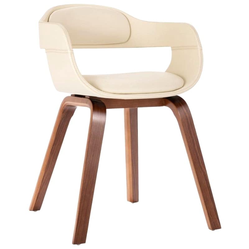 Chaise Bois Design Blanc 5