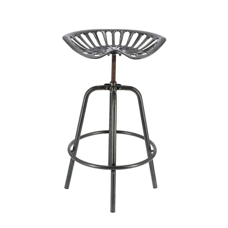 Chaise De Bar Design Gris 4