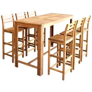 Chaise Et Table Haute 6