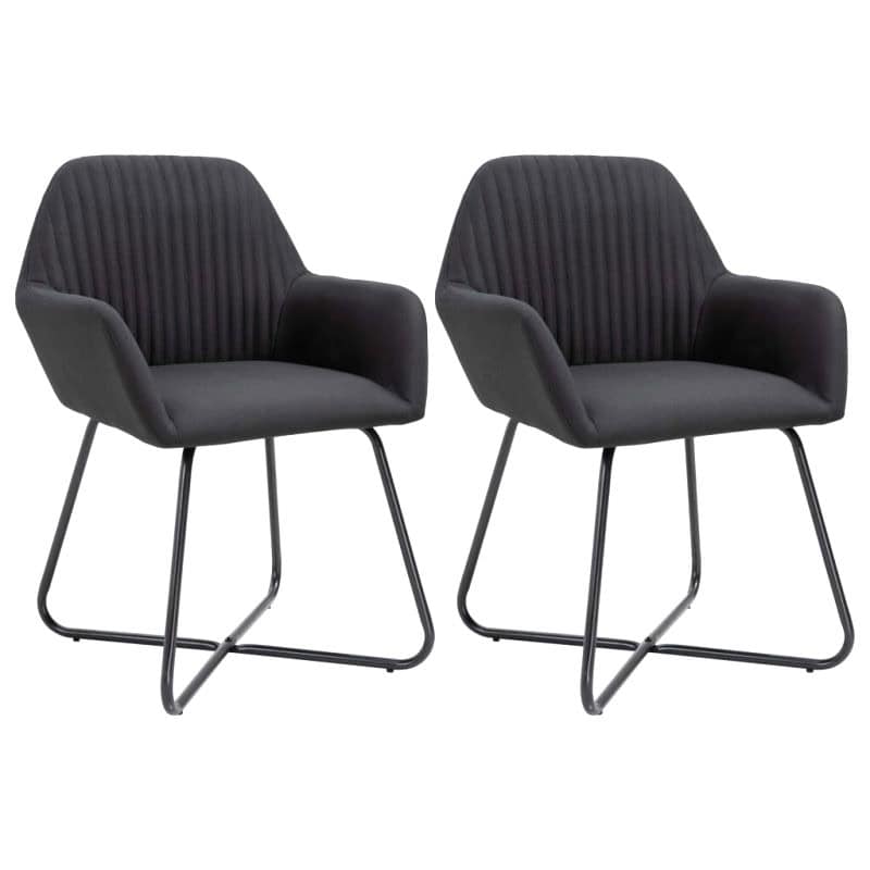Chaise Fauteuil Scandinave Noir 2 7