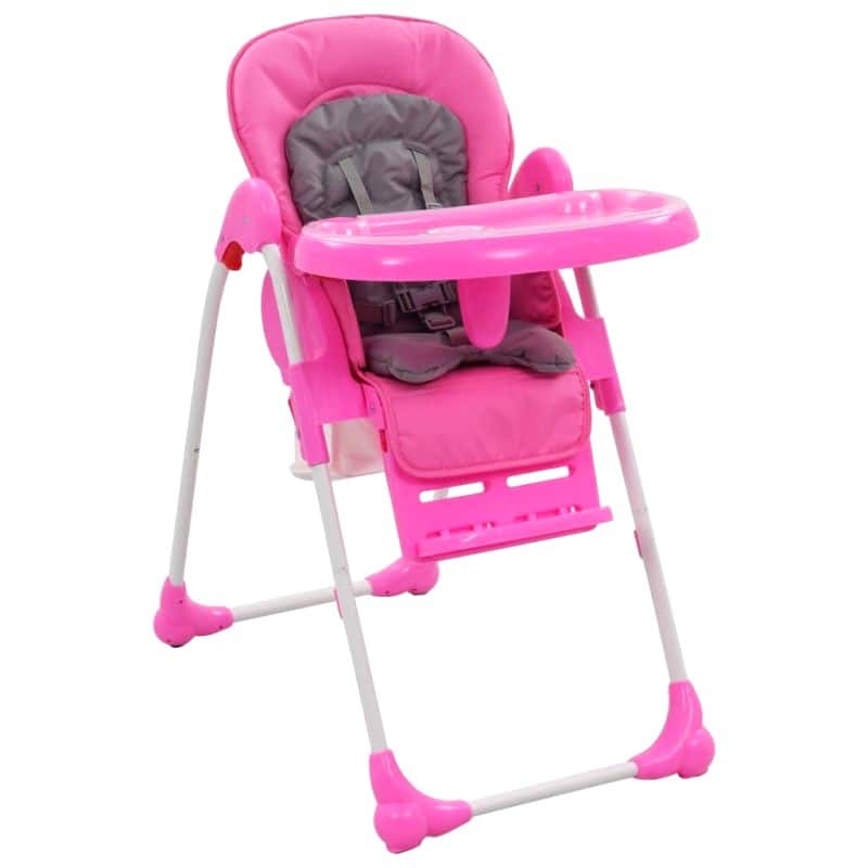 Chaise Haute Bebe Rose 12