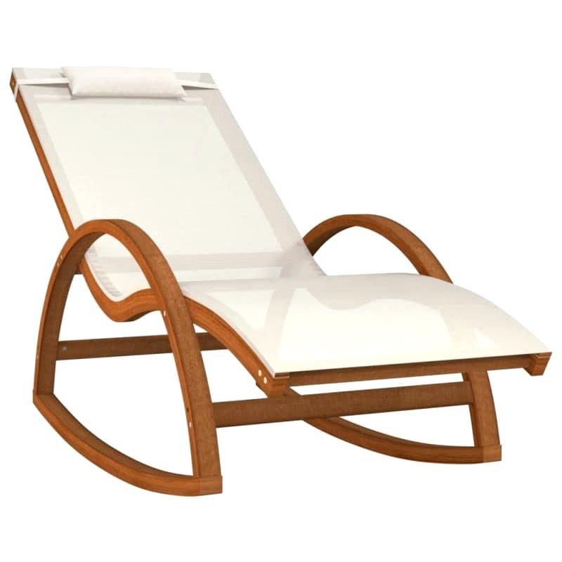 Chaise Longue Piscine Blanc 4