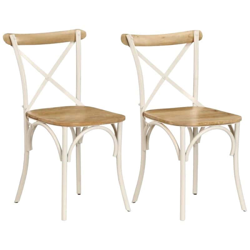 Chaise Metal Et Bois 2 10