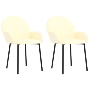 Chaise Moderne Creme 2 6