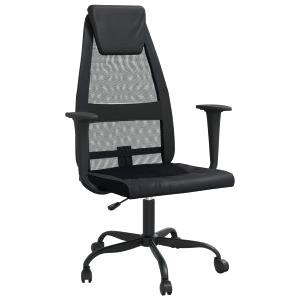 Chaise Reglable Hauteur Noir 8