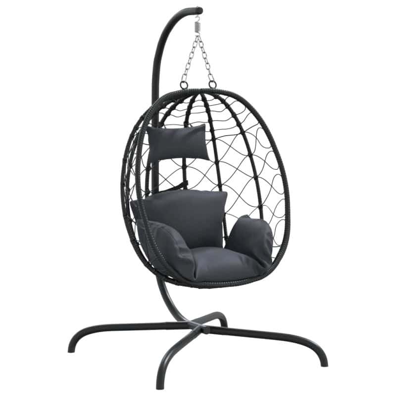 Chaise Suspendue Jardin Anthracite 8