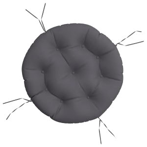Galette De Chaise Ronde Gris 6